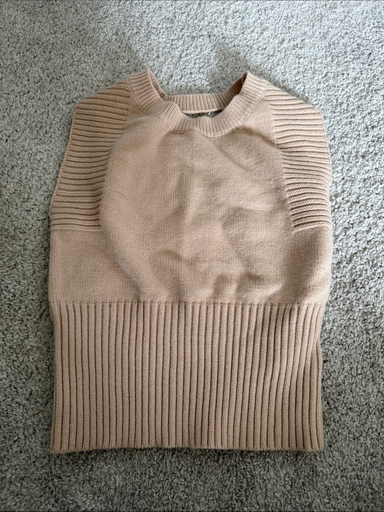 Mimosa Sweaters - Women's Crewneck Sweater in Light Beige